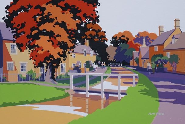 Alan Tyers - Autumn, Lower Slaughter, The Cotswolds