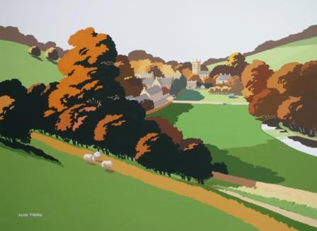 Autumn in the Cotswolds, Naunton