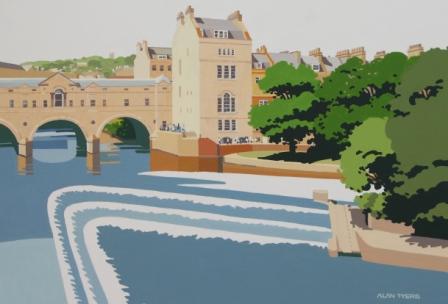 ALAN TYERS - pulteney bridge, bath