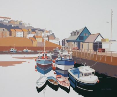 ALAN TYERS - mevagissey harbour