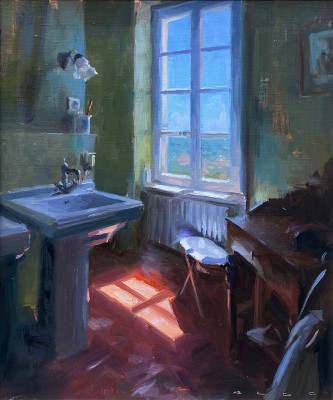 British Artist ALDO BALDING - Salle de Bain a Domaine D'Audablac