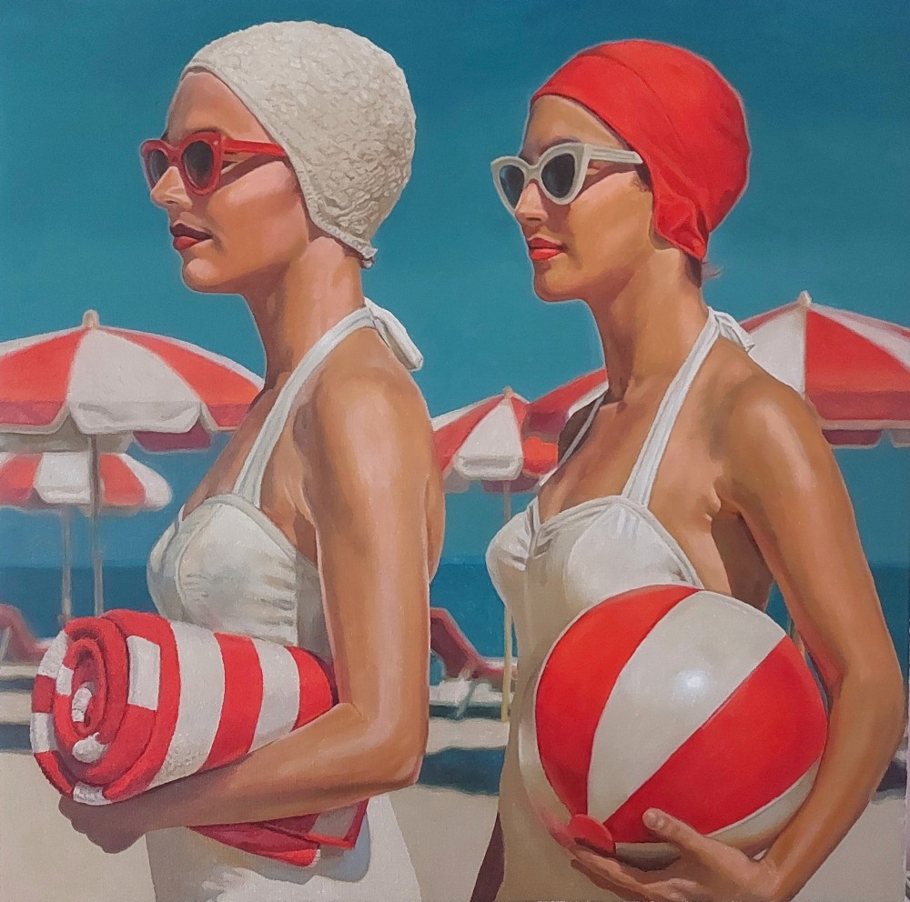 Allan Wilkie - An Afternoon on the Beach