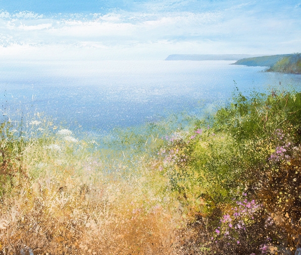 AMANDA HOSKIN - summer walk on the cornish coast, fowey