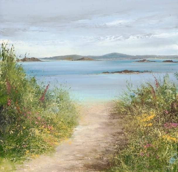 AMANDA HOSKIN - summer path tresco, isles of scilly