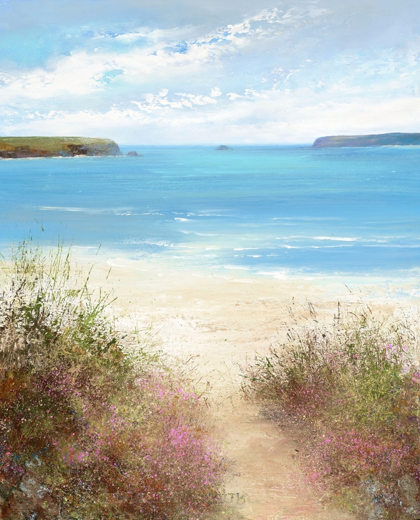 AMANDA HOSKIN - path down to the beach, daymer bay