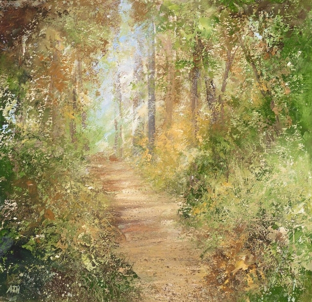 AMANDA HOSKIN - autumn woods lanhydrock, cornwall