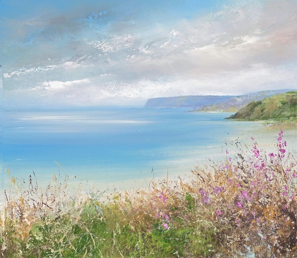 AMANDA HOSKIN - flowers at daymer bay, padstow
