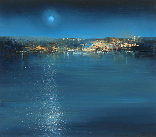 AMANDA HOSKIN - a prussian blue night, fowey