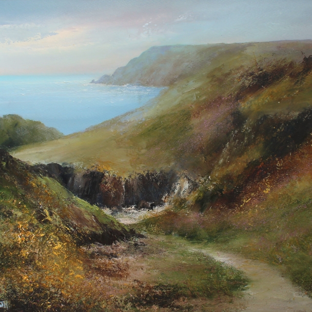 Amanda Hoskin - path to the sea kynance cove