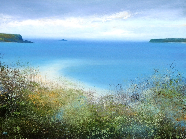 AMANDA HOSKIN - summer haze of flowers, padstow