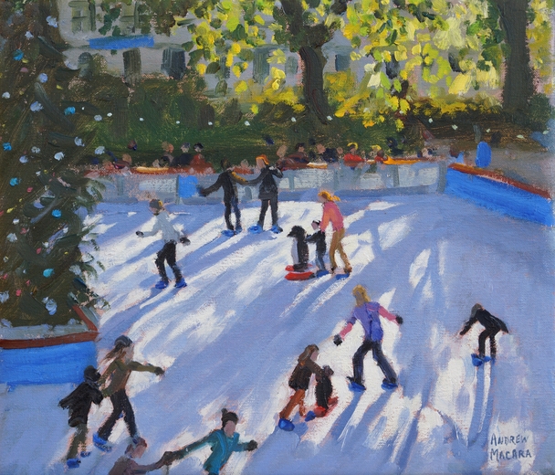 ANDREW MACARA - christmas skating, natural history museum