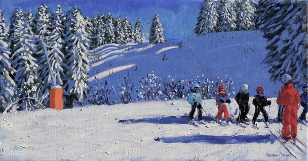 ANDREW MACARA  - young skiers, morzine