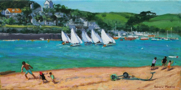 ANDREW MACARA  - boat race, salcombe