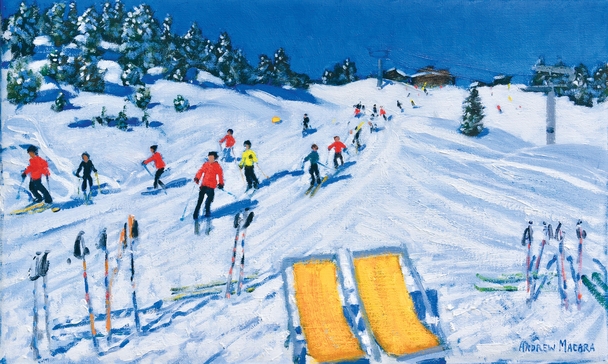 ANDREW MACARA  - two deckchairs, val gardena
