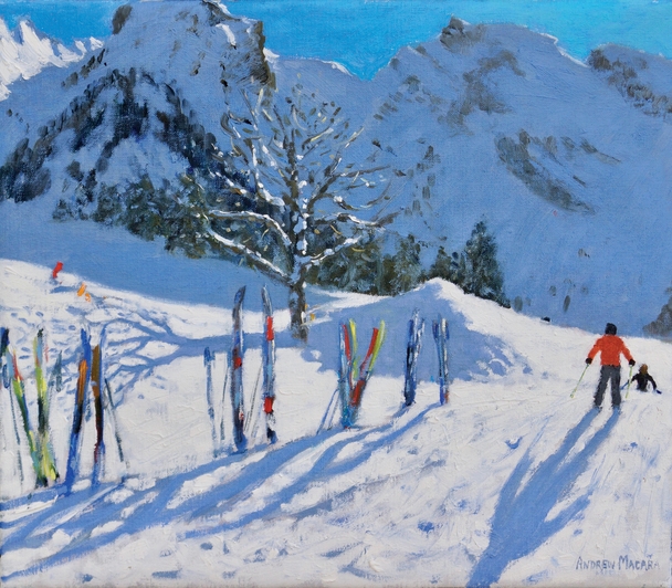 ANDREW MACARA  - skis, la clusaz