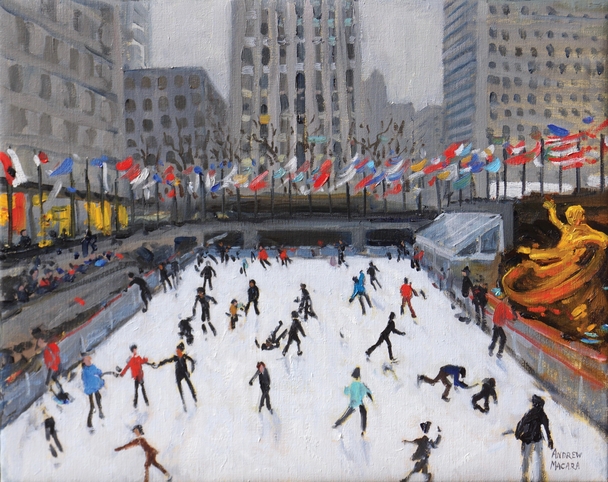 ANDREW MACARA  - rockefeller ice rink, new york