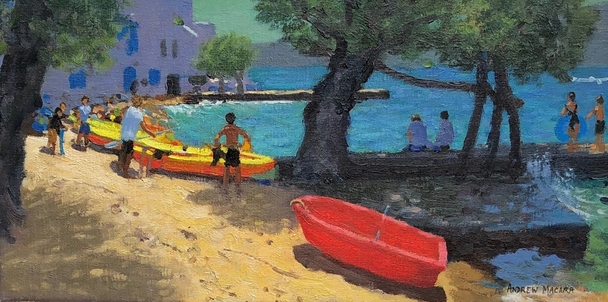 ANDREW MACARA  - red boat, milas