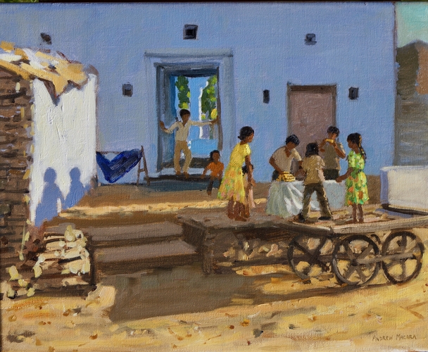 ANDREW MACARA  - children's stall, pushkar camel fair, rajasthan, india
