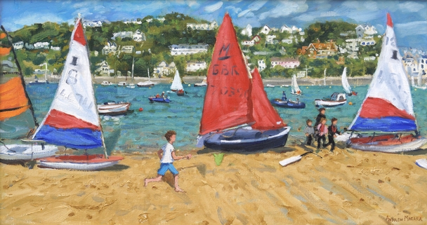ANDREW MACARA  - red, white and blue, salcombe