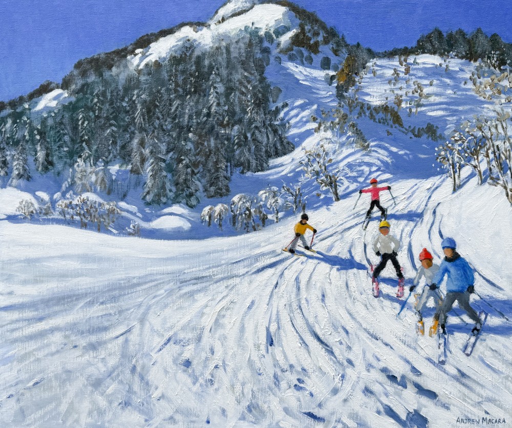 Five Skiers, Tignes, France