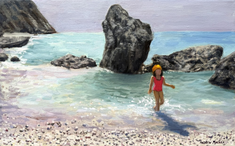 Girl in a Pink Swimsuit, Kefalonia