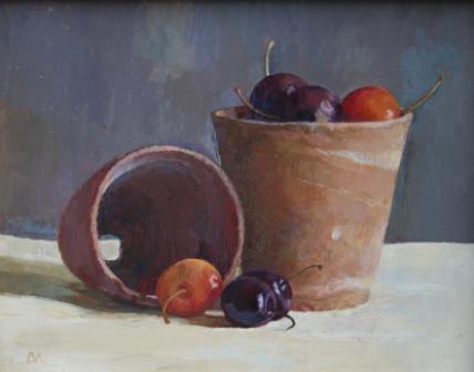 Cherries and Pots