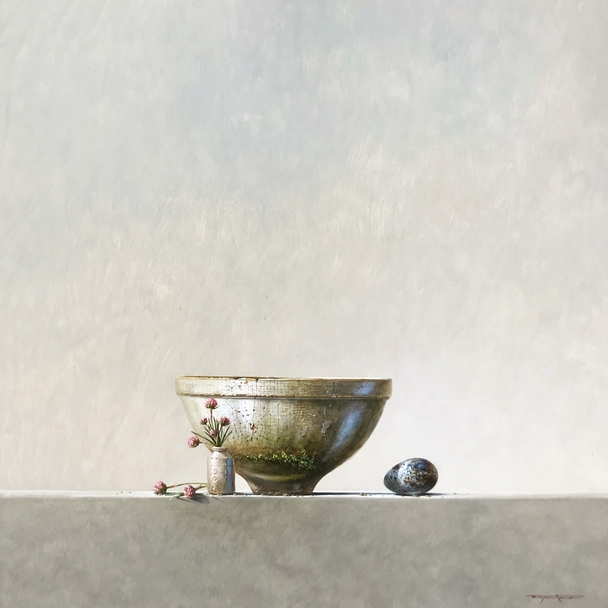 BRYAN HANLON - bowl and bird's egg