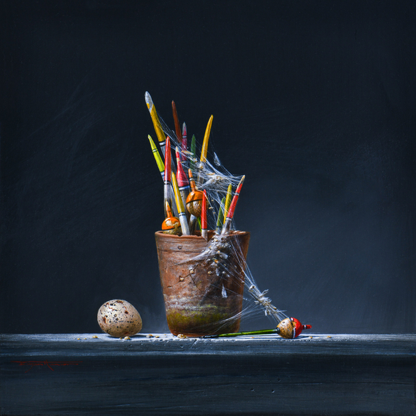 BRYAN HANLON - from the shed (fishing floats & egg)