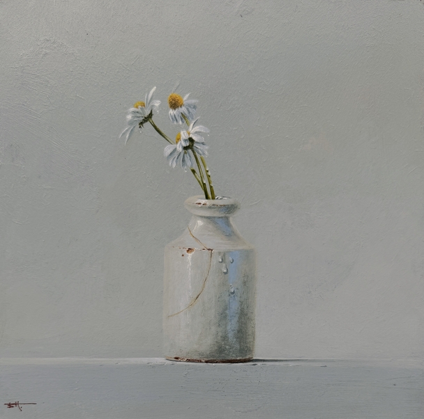 Three Daisies in a Jar