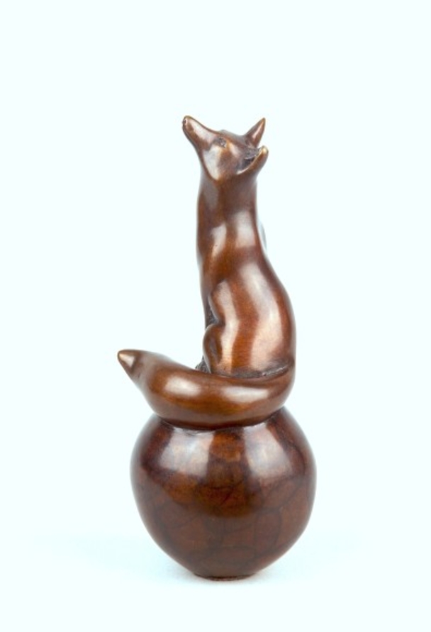 British Sculptor CARL LONGWORTH - Fox (Edition 86/175)