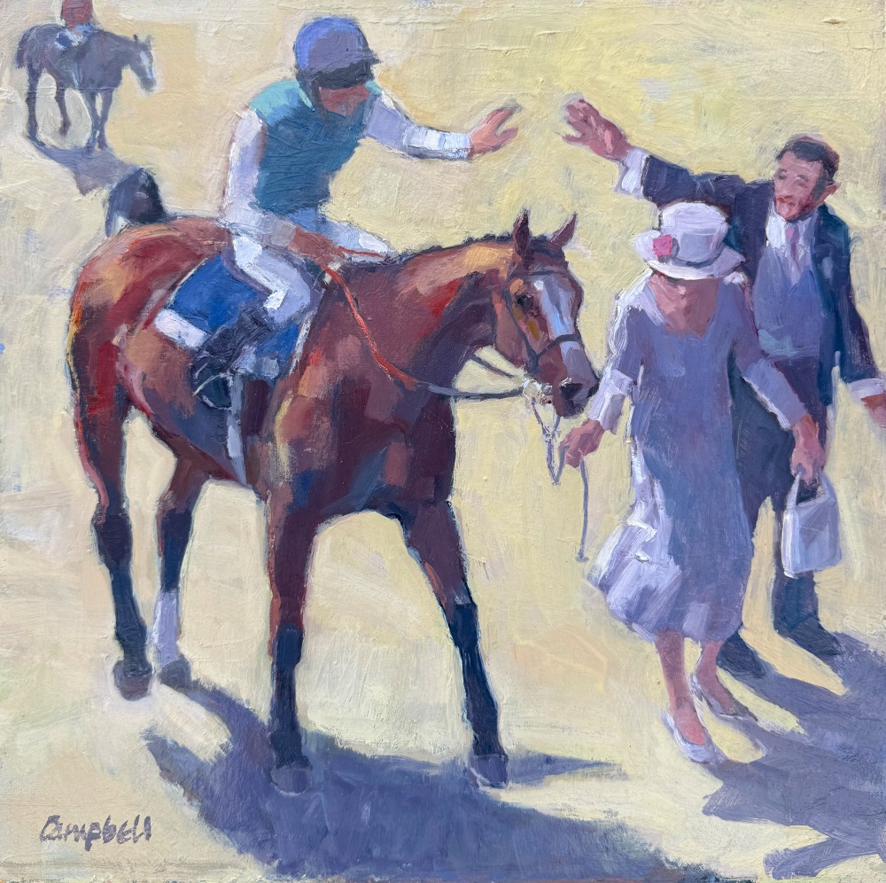 Catriona Campbell - winner of the last race