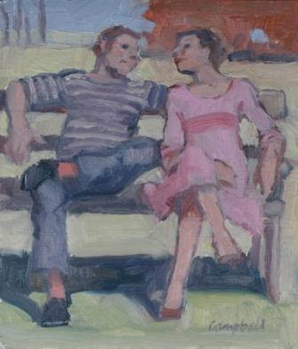 CATRIONA CAMPBELL - sharing a bench