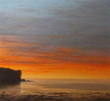 CERI AUCKLAND DAVIES - llangrannog sunset
