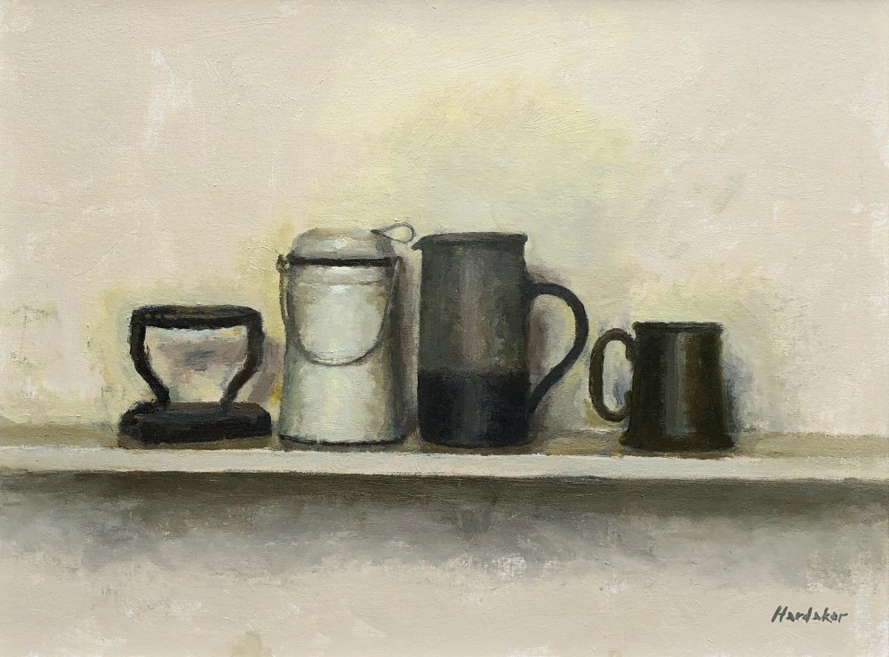 Charles Hardaker - still life with flat iron