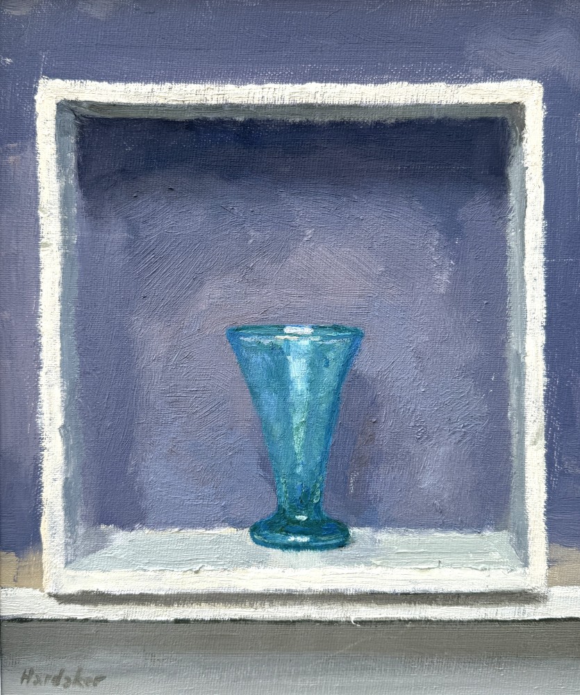 British Artist Charles Hardaker - Blue Vase