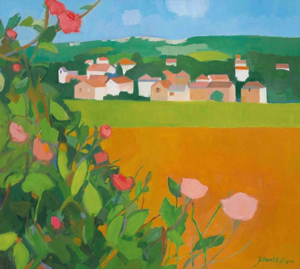 Scottish Artist CHARLES JAMIESON - Roses, Frontenas