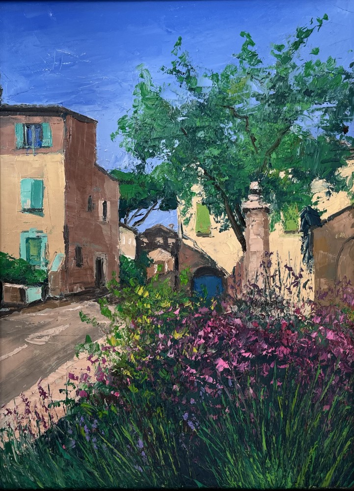 British Artist Colin Carruthers - A Summer's Day, Biot