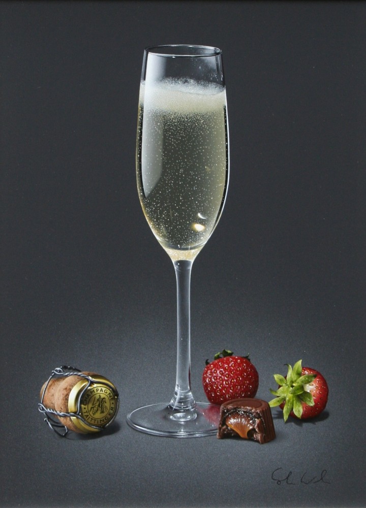 Colin Wilson - taittinger and strawberries