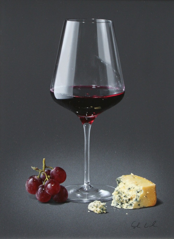 Colin Wilson - red and stilton feast