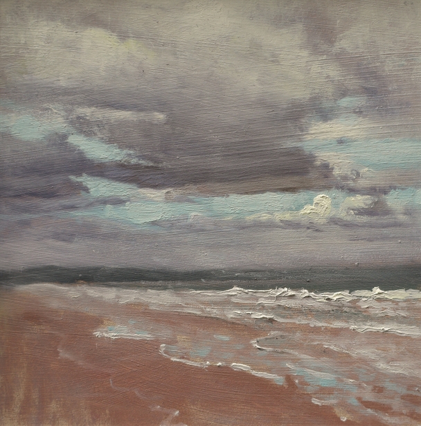 Scottish Artist DALE BISSLAND - Cloud Study, West Sands Beach, St Andrews