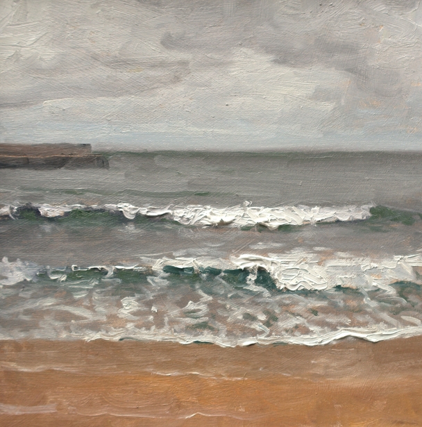 Scottish Artist DALE BISSLAND - Tide Study, East Sands Beach, St Andrews