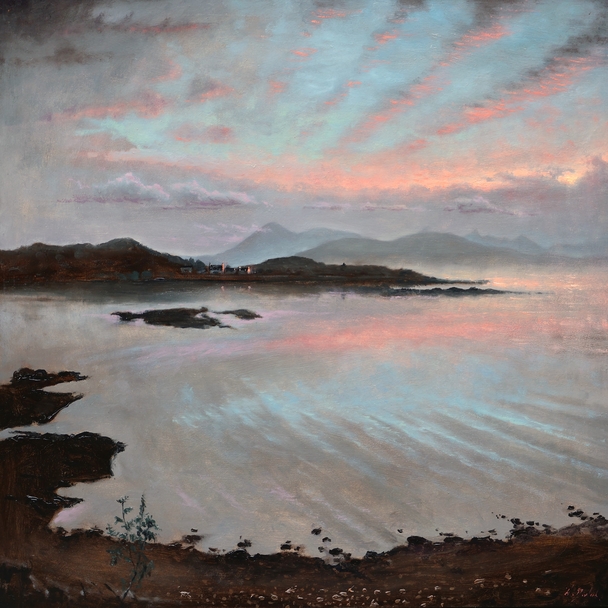 DALE BISSLAND - view towards skye from applecross
