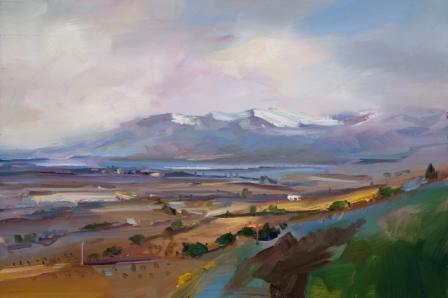 DAVID ATKINS - late snow and spring sunshine, rioja