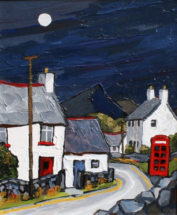DAVID BARNES - road through roewen