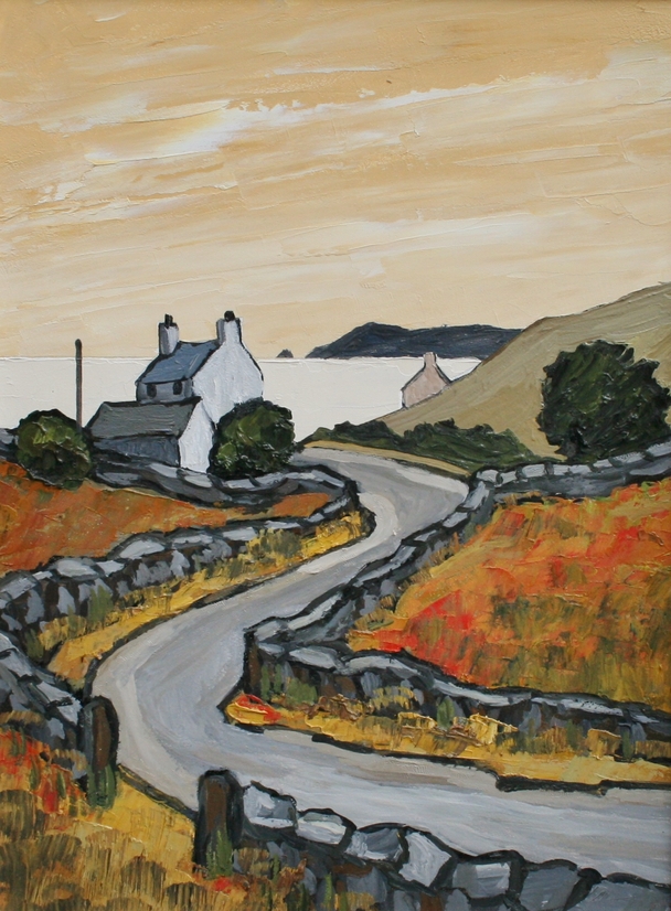 DAVID BARNES - sunset on the lleyn