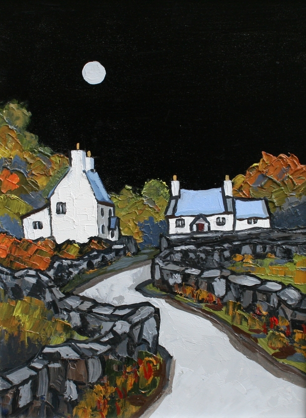 DAVID BARNES - moonlight on llyn