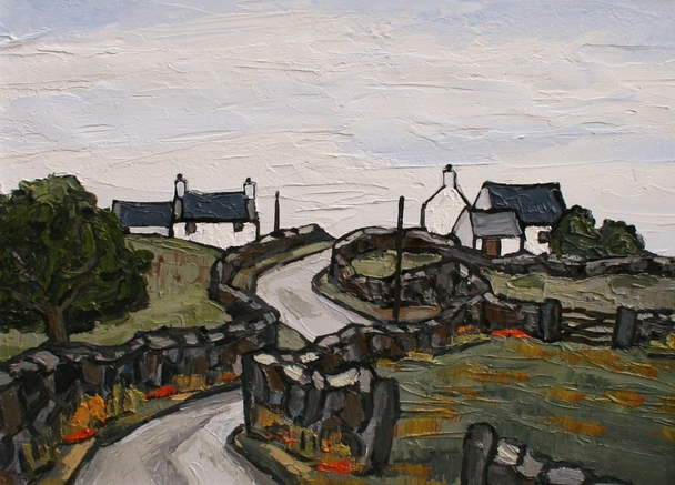 DAVID BARNES - road on the lleyn