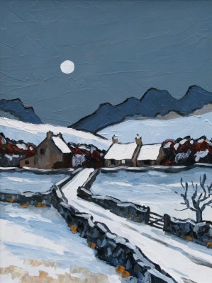 DAVID BARNES - the denbigh moors in winter 
