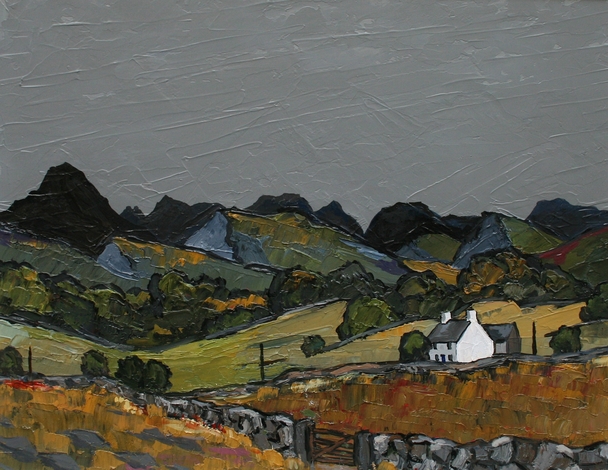 DAVID BARNES - snowdonia from above pentre