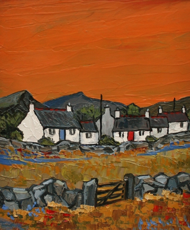 DAVID BARNES - sunset at nant 
